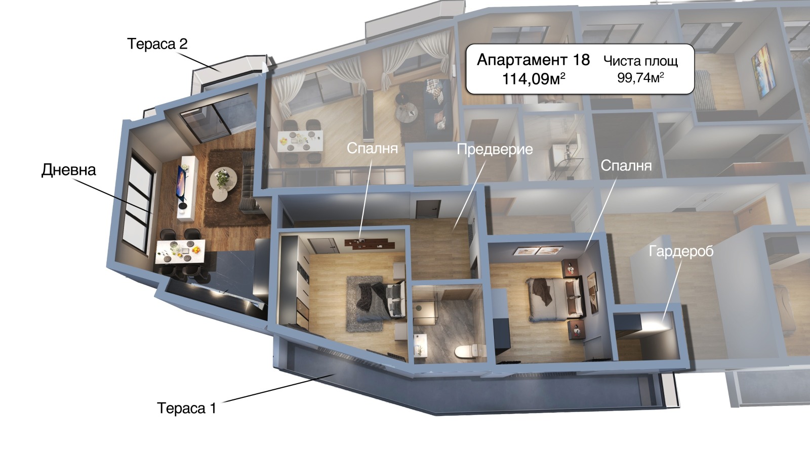Продава 3-СТАЕН, гр. София, Манастирски ливади, снимка 3 - Апартаменти - 54102725