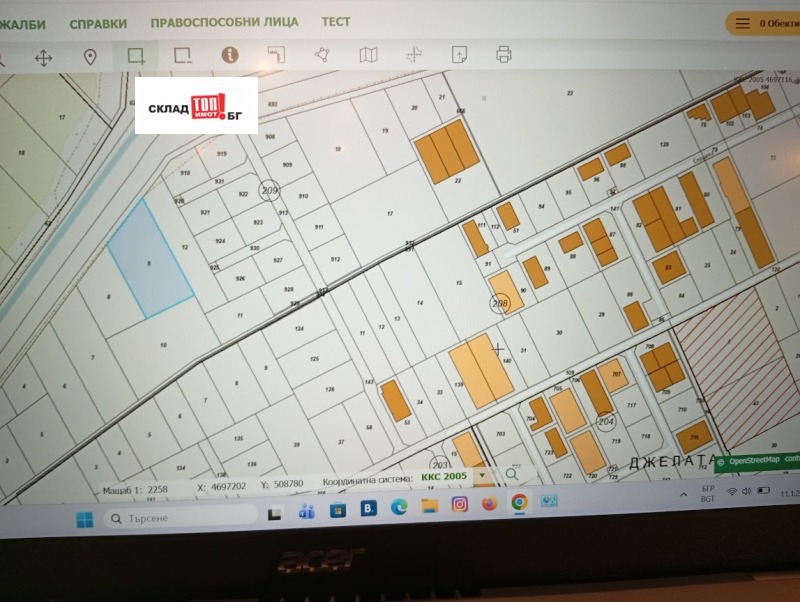 Продава ПАРЦЕЛ, гр. Стара Загора, Казански