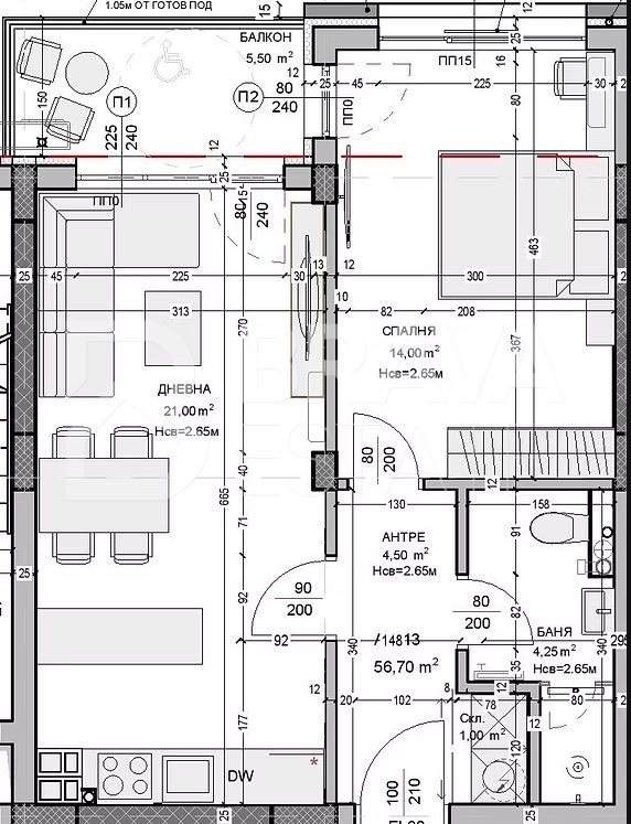 Продава  2-стаен град Пловдив , Остромила , 66 кв.м | 16709861 - изображение [3]
