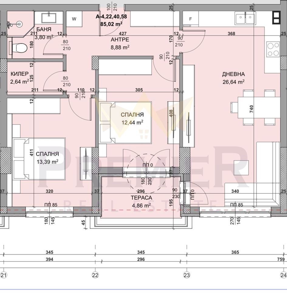 Продава 3-СТАЕН, гр. Варна, Кайсиева градина, снимка 10 - Апартаменти - 54224254