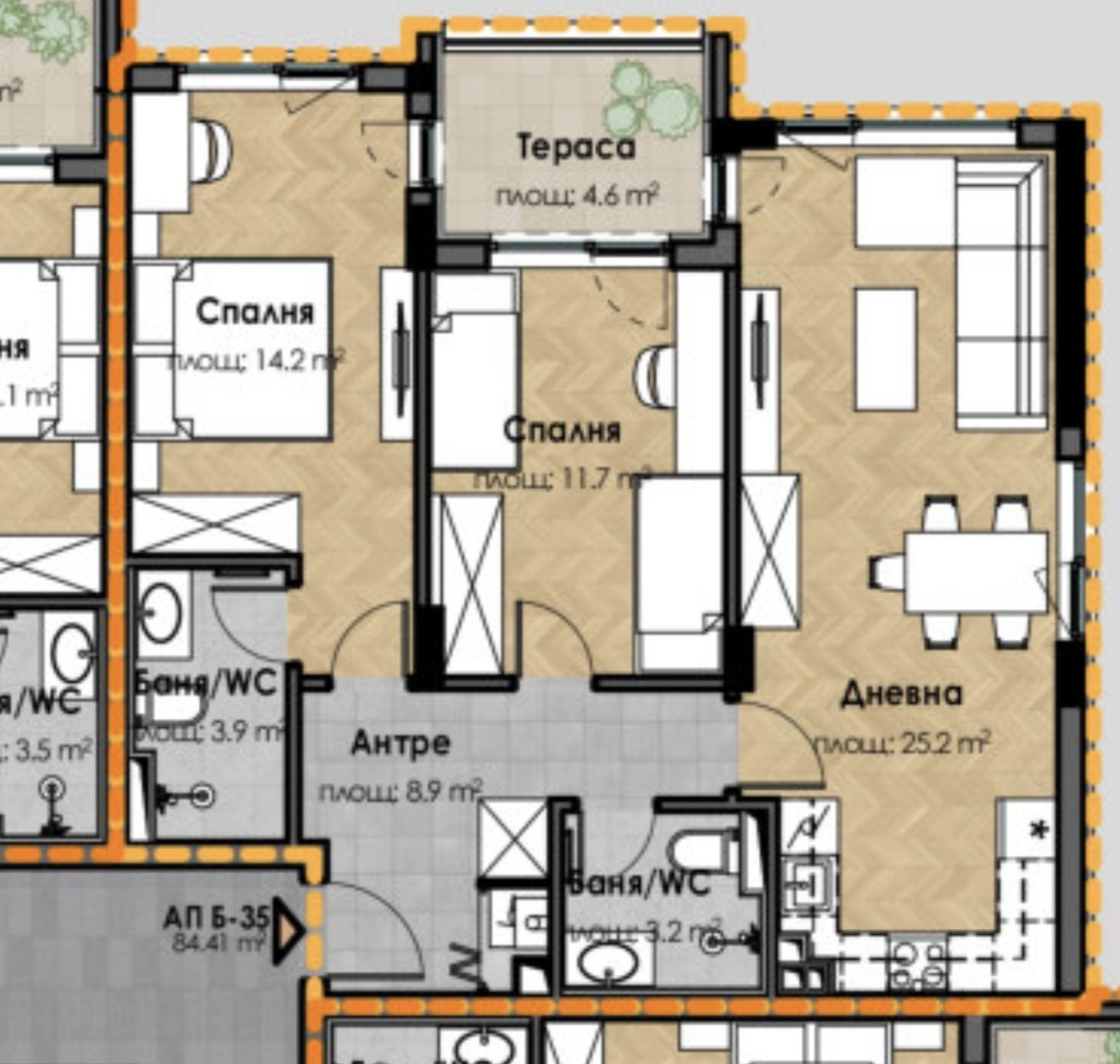 Продава 3-СТАЕН, гр. София, Малинова долина, снимка 5 - Апартаменти - 55511180