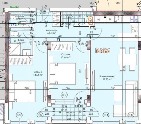 Продава  3-стаен град Пловдив , Тракия , 100 кв.м | 45185425