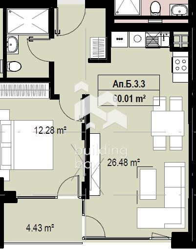 Продава 2-СТАЕН, гр. София, м-т Камбаните, снимка 6 - Апартаменти - 54268302