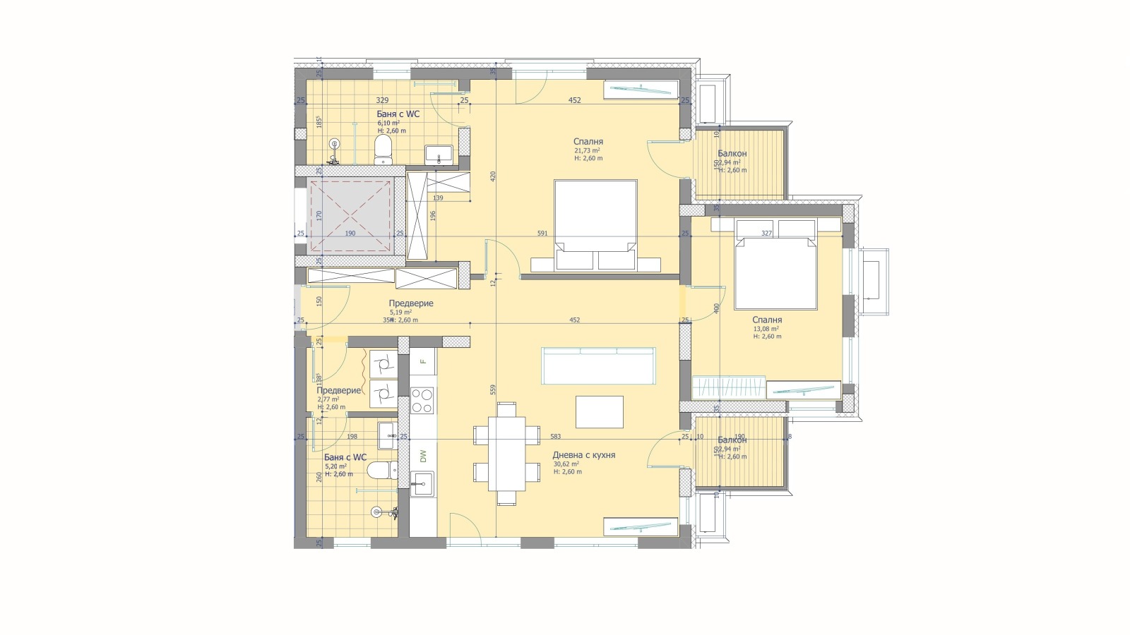 Продава 3-СТАЕН, гр. Пловдив, Прослав, снимка 2 - Апартаменти - 53031268