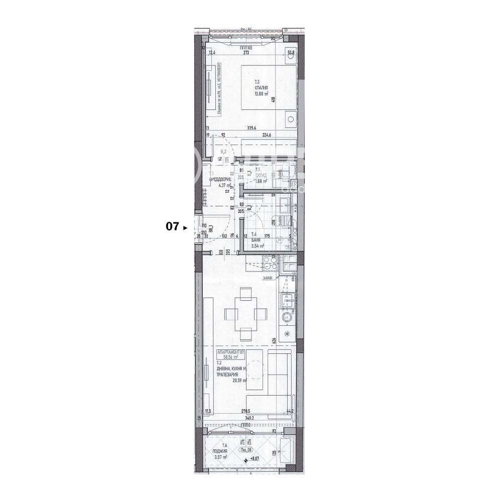 Продава 2-СТАЕН, гр. София, Център, снимка 4 - Апартаменти - 55405227
