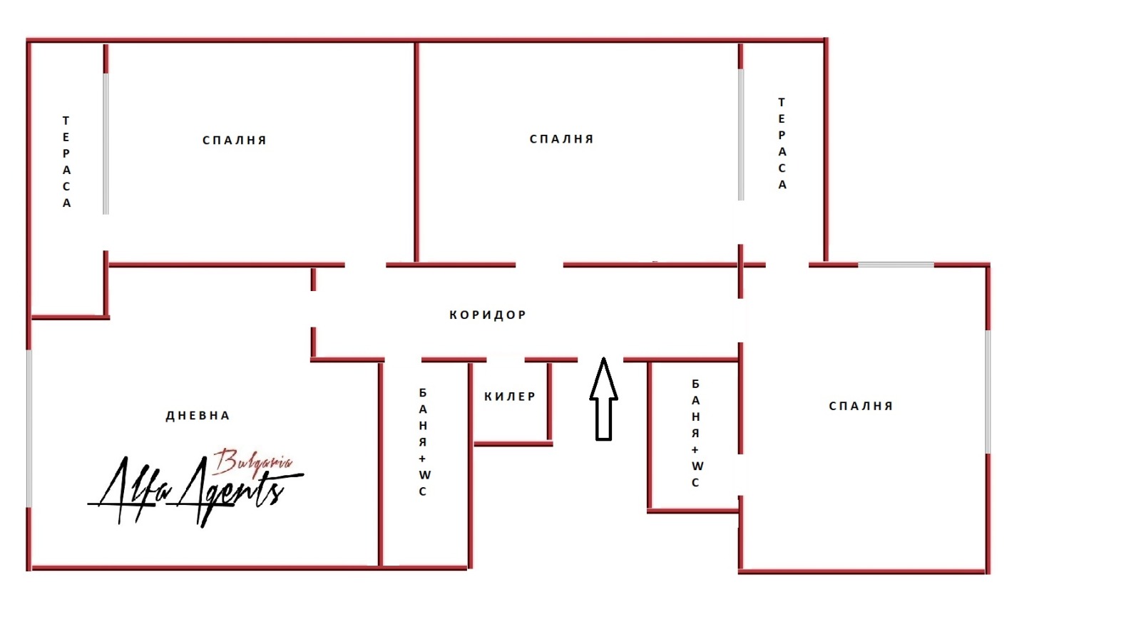 Продава 4-СТАЕН, гр. Варна, Централна поща, снимка 14 - Апартаменти - 55362728