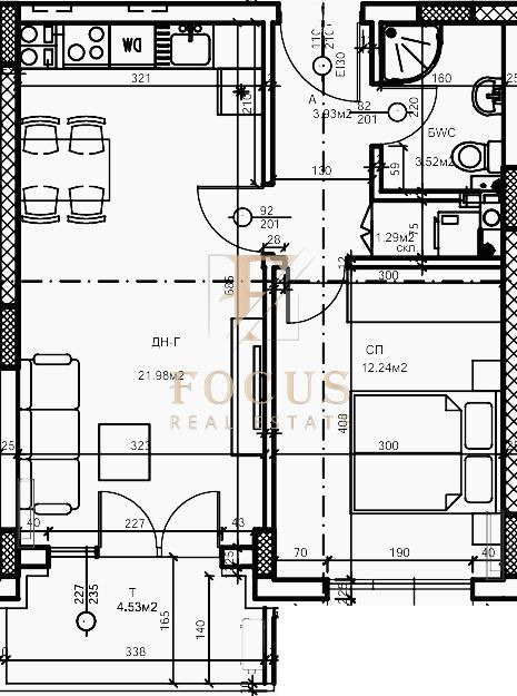 À venda  1 quarto Plovdiv , Hristo Smirnenski , 68 m² | 97962786 - imagem [3]
