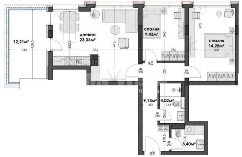 À venda  2 quartos Varna , Izgrev , 108 m² | 24434879 - imagem [5]