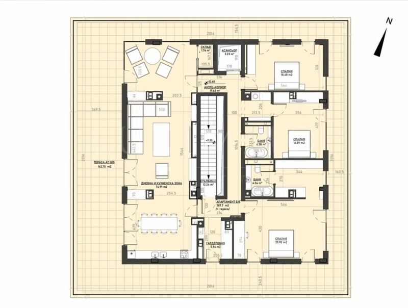 Продава 4-СТАЕН, гр. София, Бояна, снимка 3 - Апартаменти - 53268729