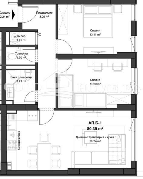 Продава  3-стаен град Пловдив , Кючук Париж , 94 кв.м | 43445122 - изображение [2]