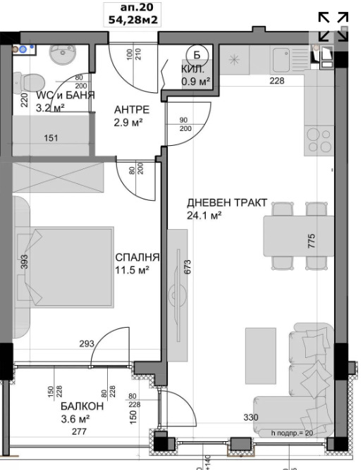 Продава  2-стаен град Варна , Владислав Варненчик 1 , 63 кв.м | 99200781 - изображение [8]