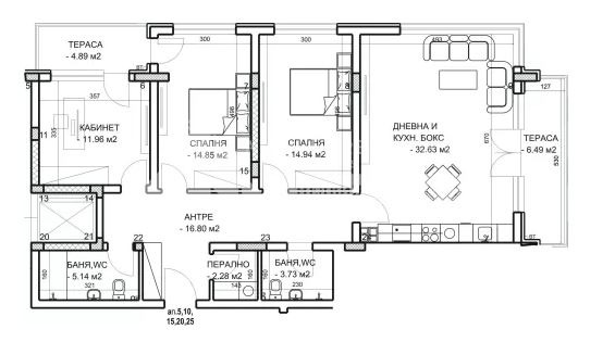 À venda  3 quartos Plovdiv , Mladejki Halm , 151 m² | 17503492 - imagem [2]