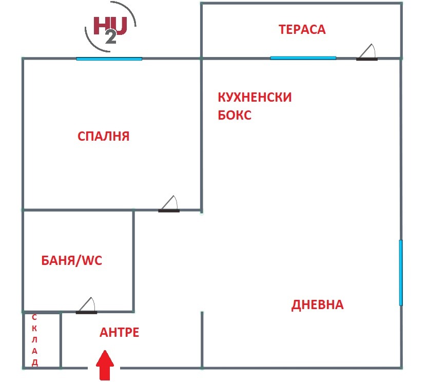 Продава 2-СТАЕН, гр. София, Манастирски ливади, снимка 2 - Апартаменти - 53151926