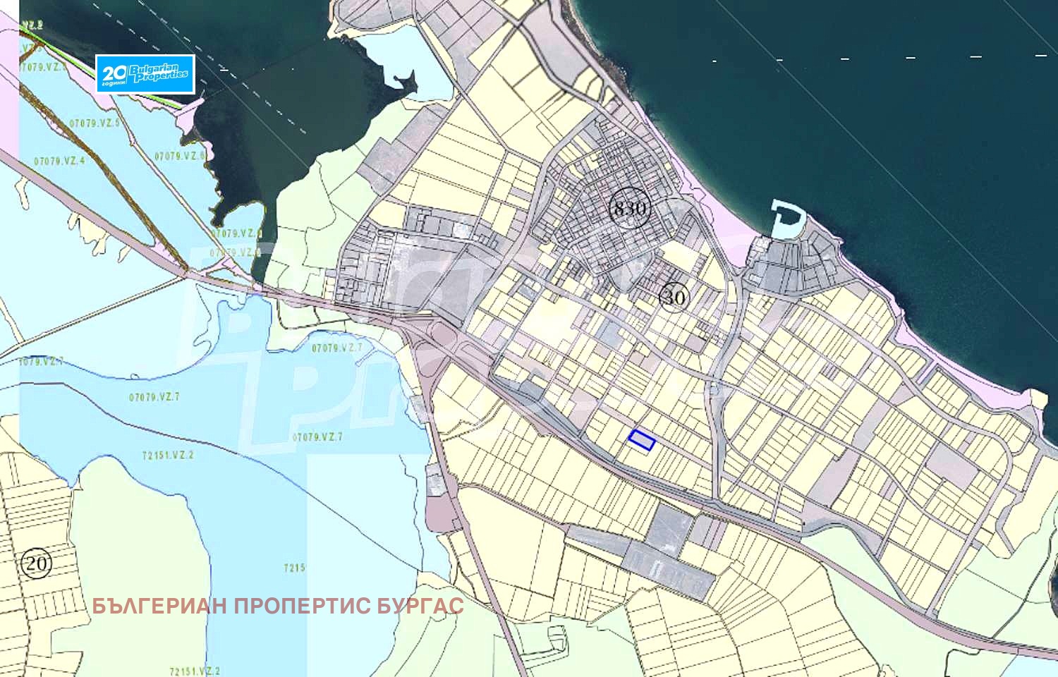 Продава ПАРЦЕЛ, гр. Бургас, Крайморие, снимка 2 - Парцели - 53023156