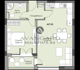 1 slaapkamer Christo Smirnenski, Plovdiv 4