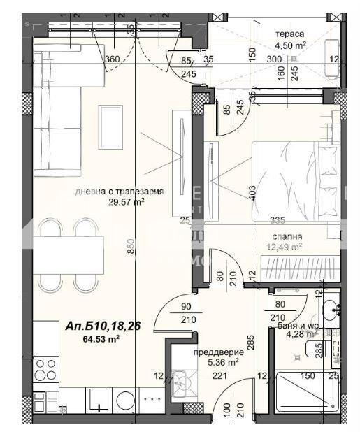 Продава 2-СТАЕН, гр. Пловдив, Тракия, снимка 2 - Aпартаменти - 48026804