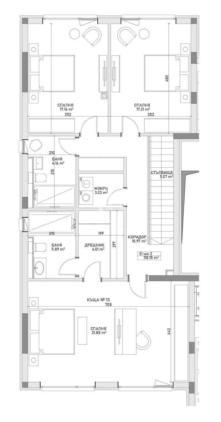 Продава КЪЩА, гр. София, с. Панчарево, снимка 4 - Къщи - 54035705