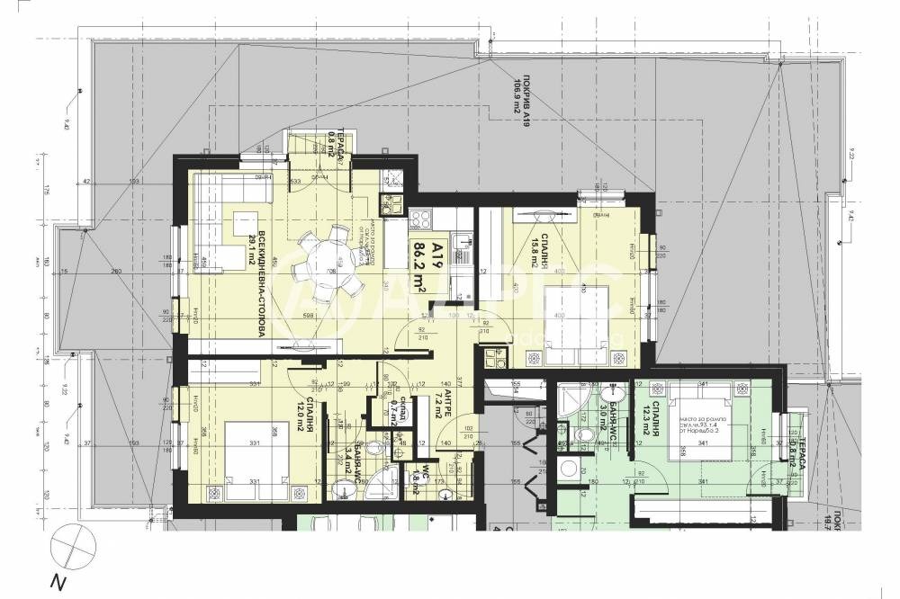 Продава 3-СТАЕН, гр. София, Малинова долина, снимка 2 - Апартаменти - 53798323
