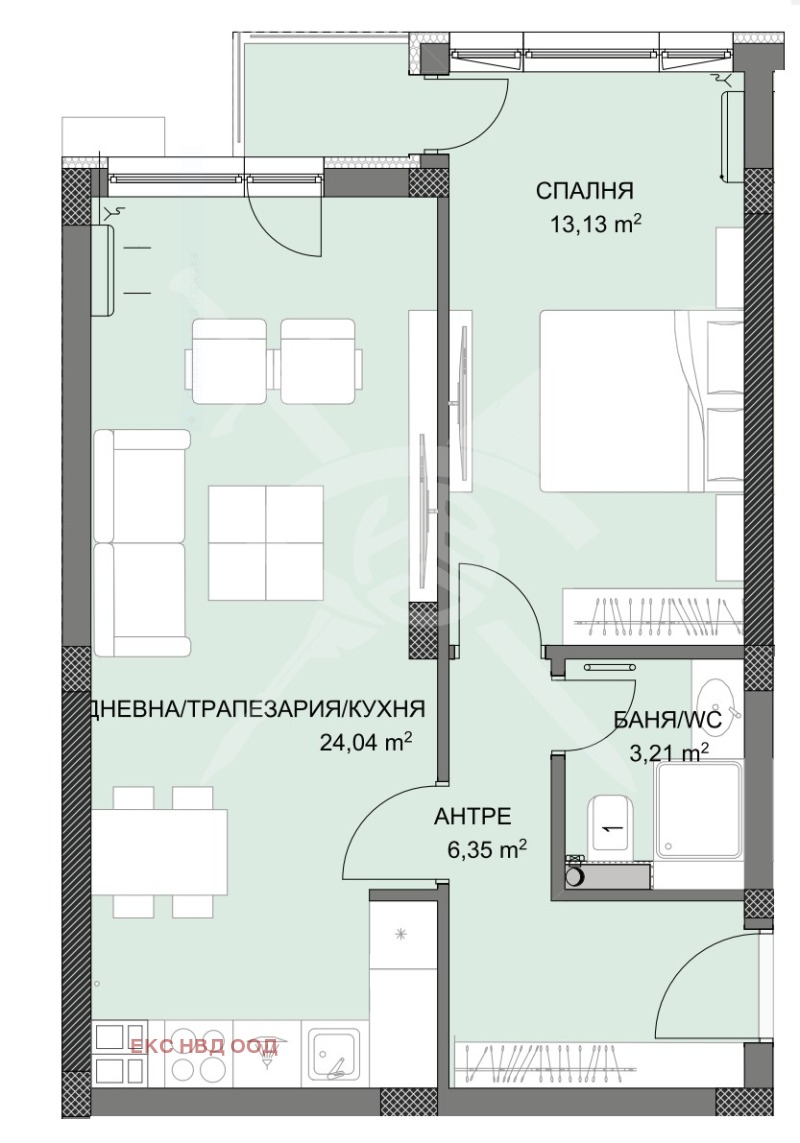 Продава 2-СТАЕН, гр. Пловдив, Христо Смирненски, снимка 1 - Aпартаменти - 48609000