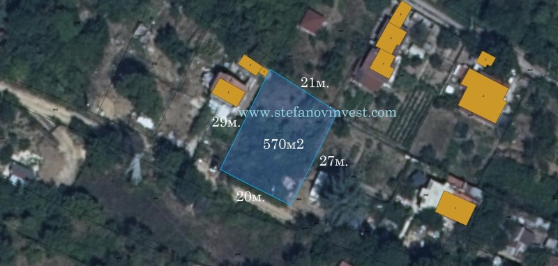 Продава ПАРЦЕЛ в град Варна, м-т Боровец - север - 569 кв.м / 51 000 € » 99 747.33 лв., АГЕНЦИЯ СТЕФАНОВ ИНВЕСТ