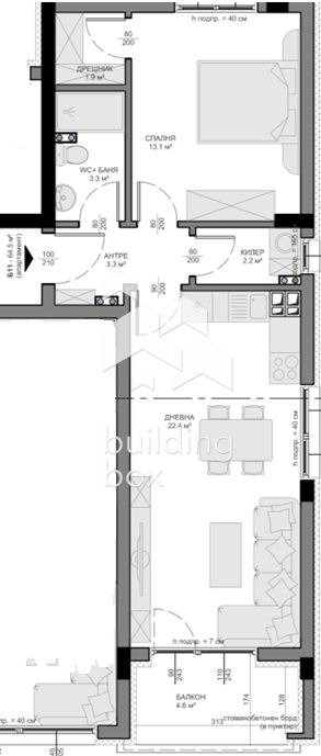 Продава 2-СТАЕН, гр. Варна, Владислав Варненчик 1, снимка 2 - Апартаменти - 54288549