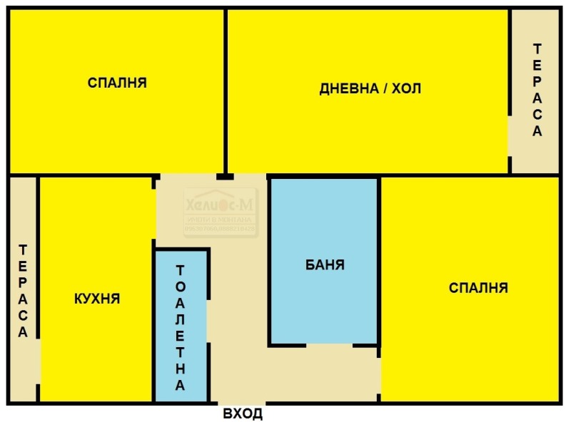 Продава 3-СТАЕН, гр. Монтана, Младост 2, снимка 16 - Апартаменти - 50468560