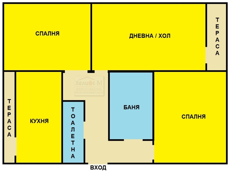 En venta  2 dormitorios Montana , Mladost 2 , 78 metros cuadrados | 38475358 - imagen [17]