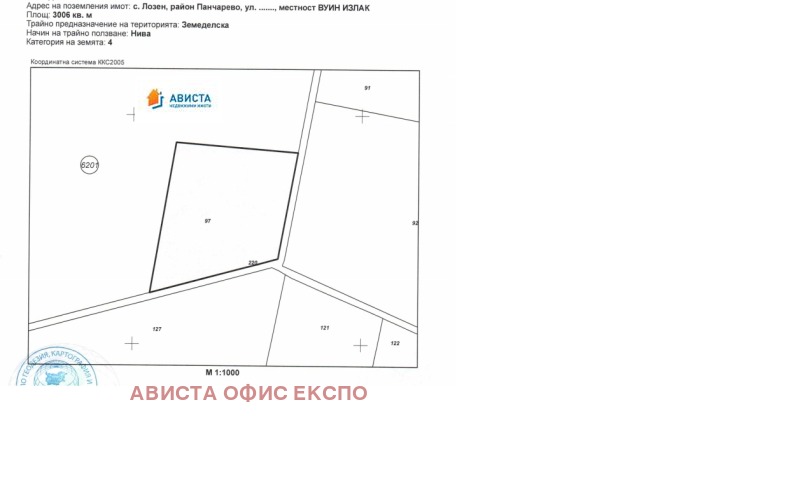 Продава  Парцел град София , с. Лозен , 3006 кв.м | 93417240 - изображение [5]