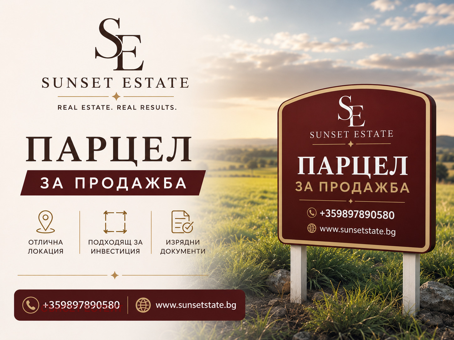 Продава ПАРЦЕЛ, гр. Поморие, област Бургас