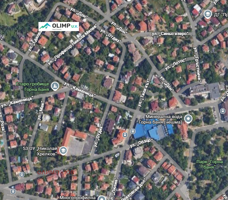Продава ПАРЦЕЛ в град София, Горна баня - 523 кв.м / 292 307 € » 571 702.80 лв., ОЛИМП - ЮВ