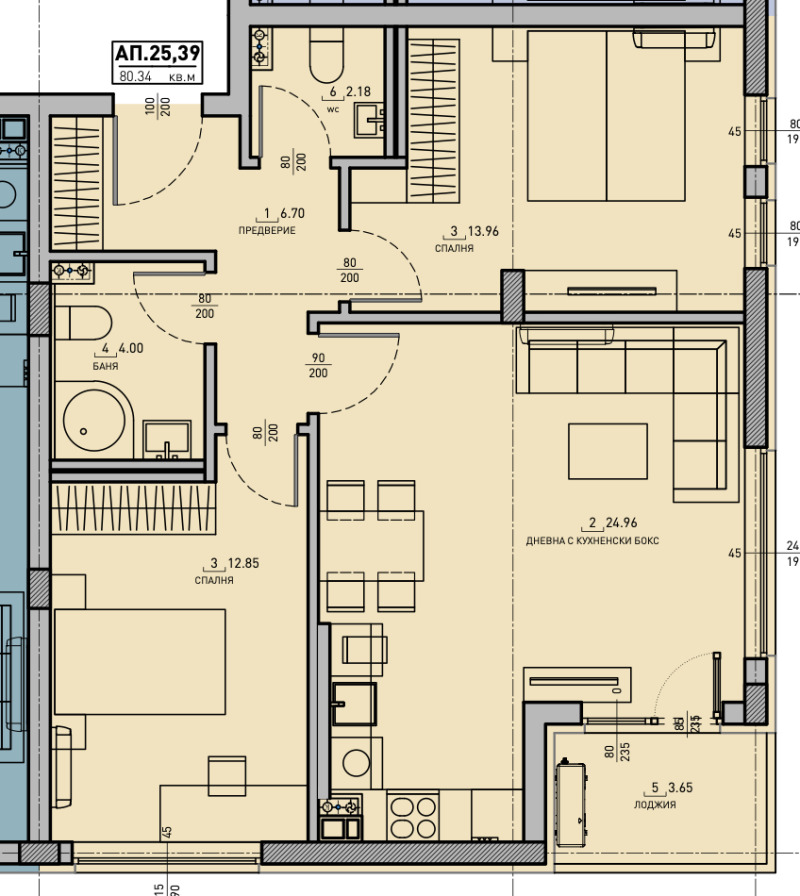 Продава  3-стаен град София , Малинова долина , 100 кв.м | 92749372 - изображение [2]