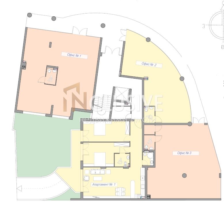 Til salgs  Kontor Sofia , Oborishte , 96 kvm | 52024779