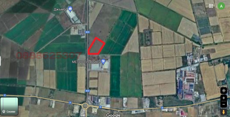 Продава ЗЕМЕДЕЛСКА ЗЕМЯ, гр. Пловдив, област Пловдив, снимка 3 - Земеделска земя - 53596903