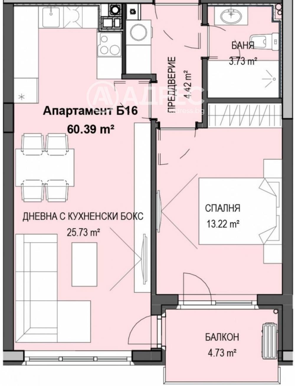 Продава 2-СТАЕН, гр. София, Кръстова вада, снимка 4 - Апартаменти - 54110700