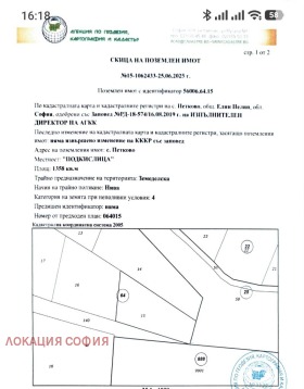 Продава  Парцел, гр. Елин Пелин