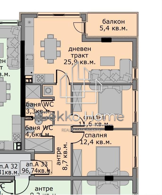 Продава 3-СТАЕН, гр. Варна, Владислав Варненчик 1, снимка 2 - Апартаменти - 55171731