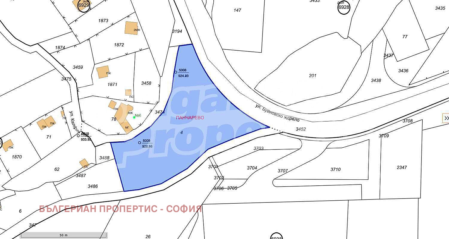 Продава ПАРЦЕЛ, гр. София, с. Бистрица, снимка 4 - Парцели - 56083111