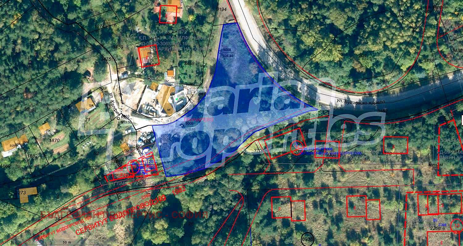 Продава ПАРЦЕЛ, гр. София, с. Бистрица, снимка 3 - Парцели - 56083111