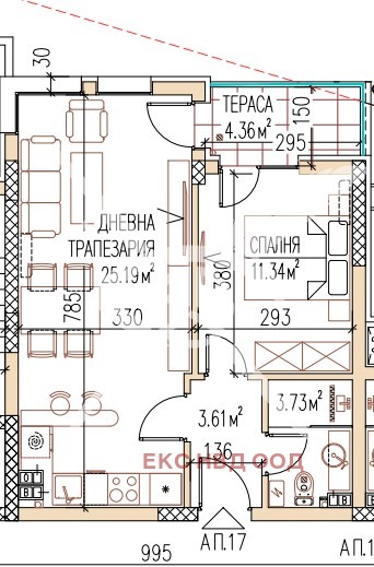 Продава  2-стаен град Пловдив , Остромила , 65 кв.м | 66658426