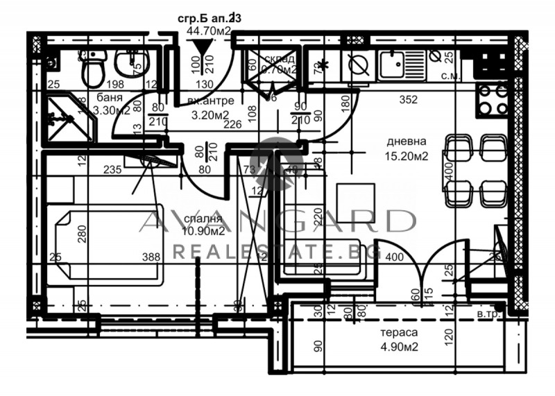 Продава 2-СТАЕН, гр. Пловдив, Христо Смирненски, снимка 6 - Aпартаменти - 49368398