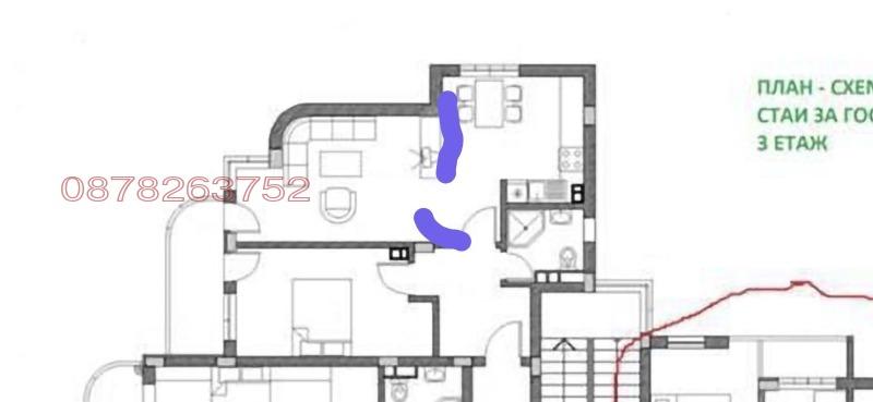 Продава 3-СТАЕН, гр. София, Студентски град