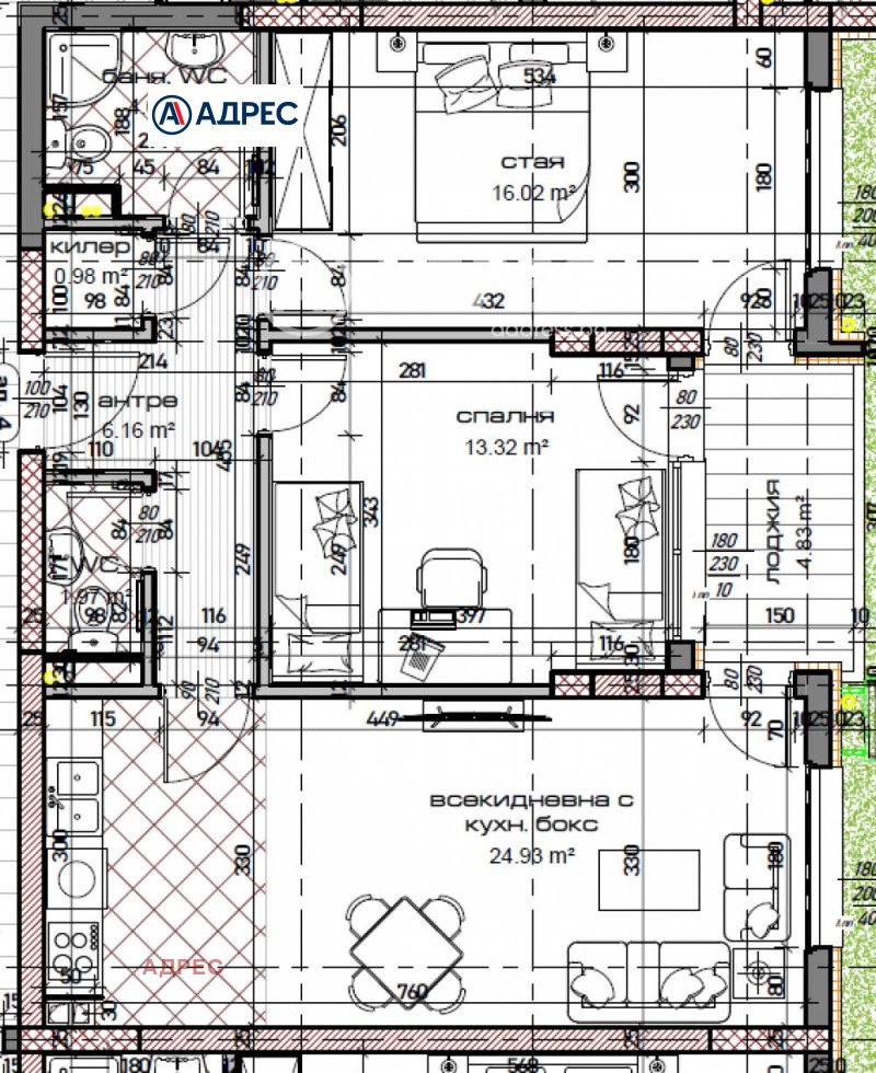Продава 3-СТАЕН, гр. Варна, Младост 1