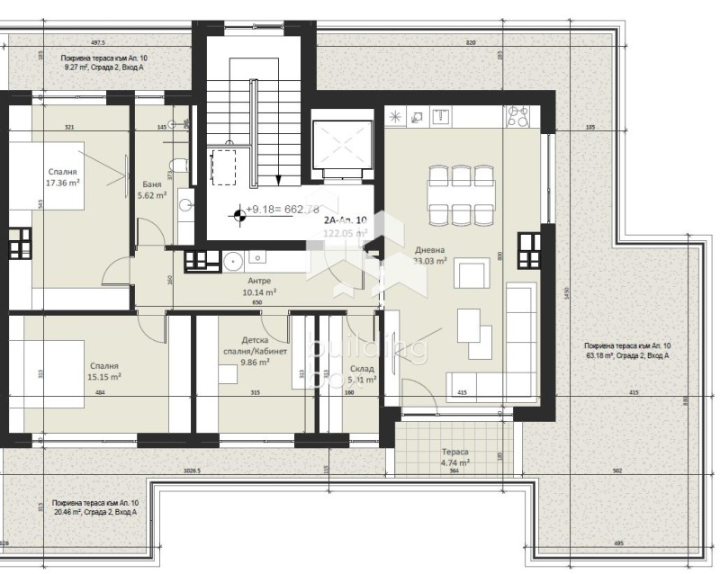 Продава 4-СТАЕН, гр. София, Малинова долина, снимка 2 - Апартаменти - 53009275