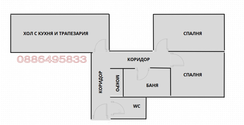 Продава 3-СТАЕН, гр. София, Красна поляна 2, снимка 14 - Aпартаменти - 49342827