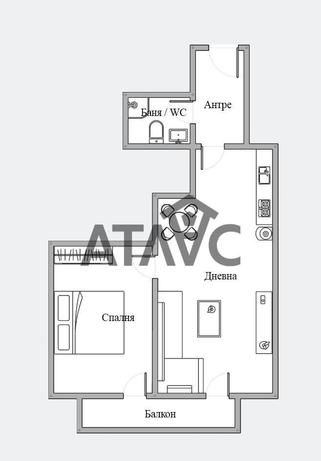 En venta  1 dormitorio Plovdiv , Kyuchuk Parizh , 65 metros cuadrados | 24482287