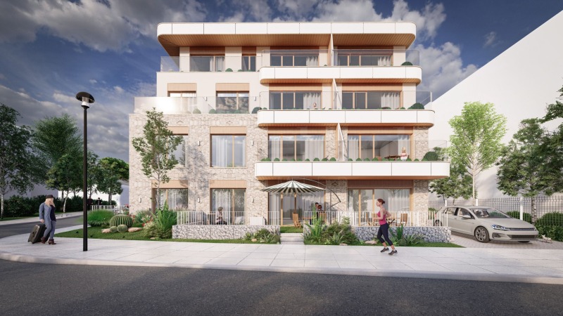 Till salu  1 sovrum region Burgas , Tjernomorec , 84 kvm | 83815167