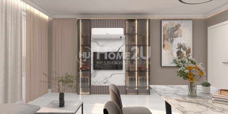 Te koop  1 slaapkamer Plovdiv , Gagarin , 70 m² | 65609891 - afbeelding [3]