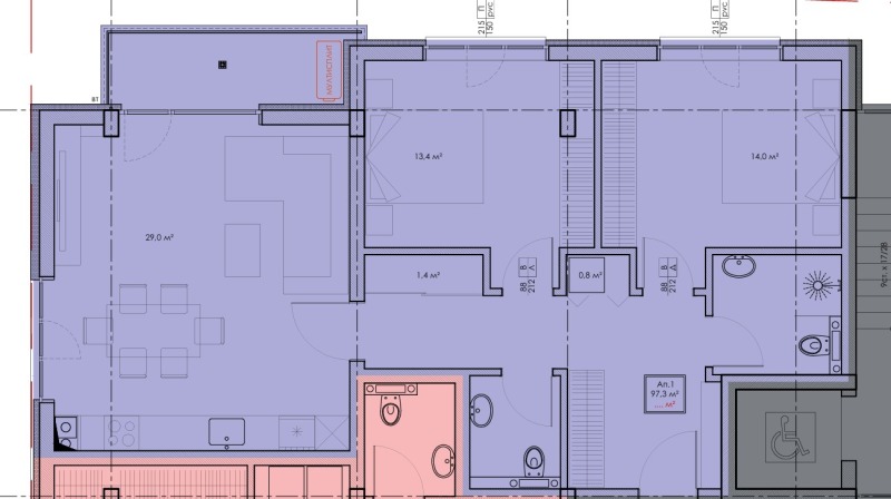 Zu verkaufen  2 Schlafzimmer Warna , Wladislaw Warnentschik 1 , 108 qm | 68277522 - Bild [3]