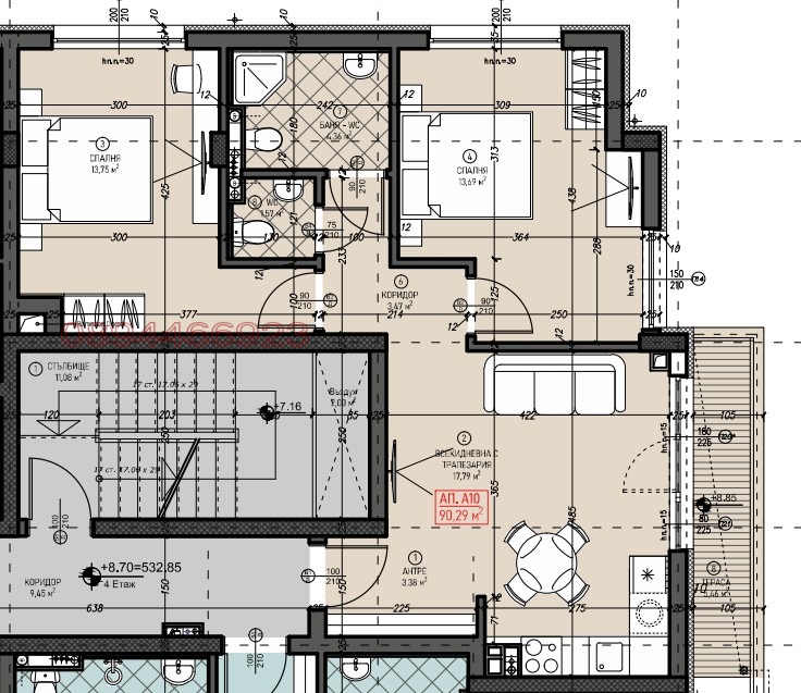 Продава  3-стаен град София , Левски В , 95 кв.м | 85720299 - изображение [2]