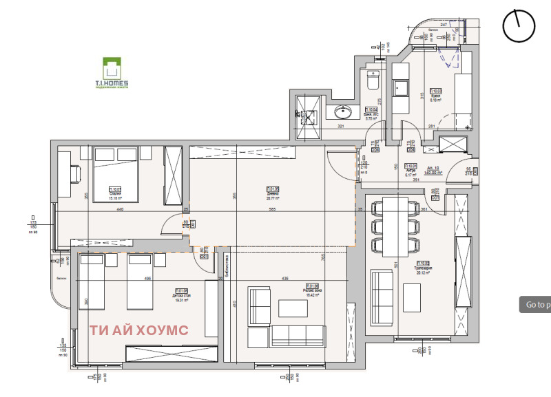 Na sprzedaż  3 sypialnie Sofia , Centar , 140 mkw | 45114084 - obraz [17]